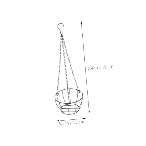 Panier suspendu métal pour pots de fleurs HEMOTON - 3