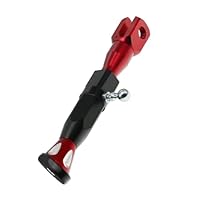 Cadre Support Béquilles De Moto Réglables En Hauteur 21-25CM, Support De Pied Modifié Pour Moteur Et Scooter, Support Latéral En Alliage D'aluminium CNC