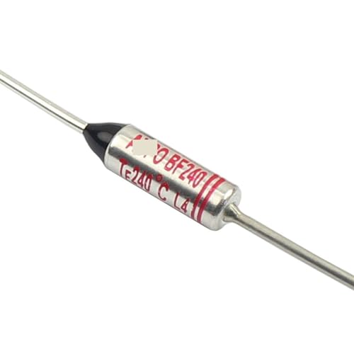 Fusible thermique BF240 coupure haute température 240 ℃ à fil axial