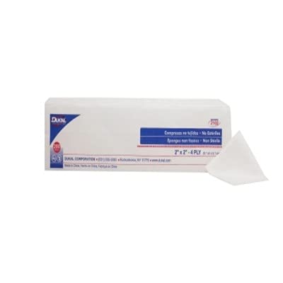 Dukal 2102 Clinisorb 4-Ply 2 x 2 Non Woven Sponge, Non Sterile (DKL2102) Category: Bandages and Dressings by Dukal Corporation
