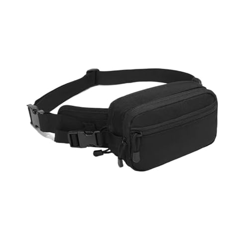 Compatible con Bolsa for Exteriores, riñonera(Black)