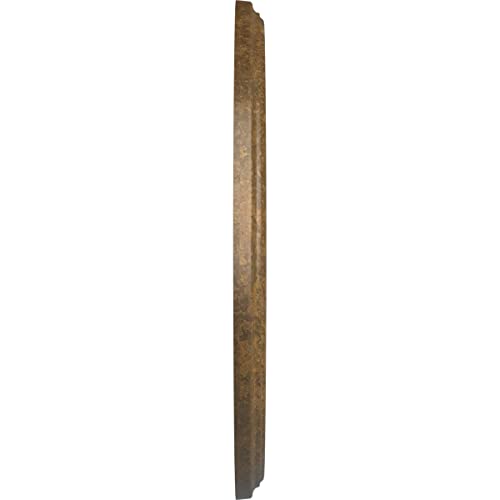 Image of Ekena Millwork 15 3 /4 inchOD x 3 7 /8 inchID x 3 /4 inchP Berkshire Fits Canopies up to 7 inch Ceiling Medallion, Rubbed Bronze