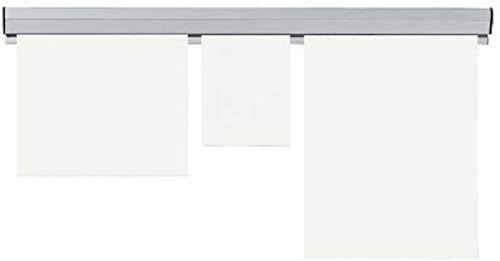 Papel de sujeción gris de 58x4 cm con práctico sistema de carril Franken PKS118