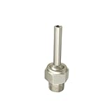 Flozari Inclined High Pressure Cooling Nozzle 1pc M8/M10/M12/M14/M16 Stainless Steel CNC Lathe Tool Tower Spray Water Cooling Adjustable High Pressure Coolant Nozzle(L50mm,OD 6MM ID 4MM_M8X1.0)