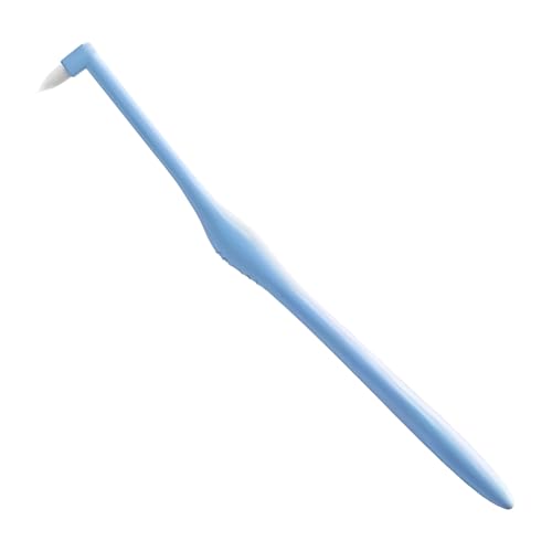 Cepillo de dientes de punta de goma con punta de punta - Limpieza precisa | Cepillo Ortodóntico de Cabeza Pequeña para Hombres y Mujeres | Niñas, Jóvenes O Adolescentes Cuidado | Se adapta al hogar