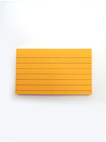 Evergreen Goods – Lot de 18 Blocs-Notes Adhésifs Lignés (7,6 x 12,7 cm)