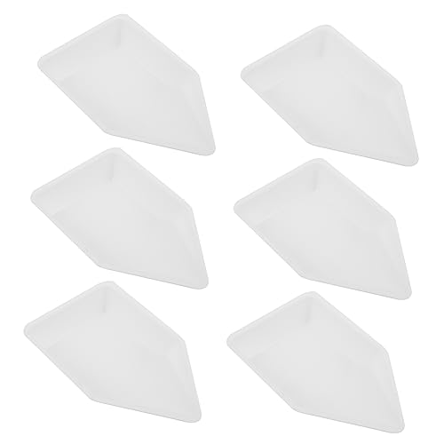 MUSISALY Long-Lasting Use Anti-Static Surface 10pcs Plastic Weighing Boat Set for Weighing Boats Pour