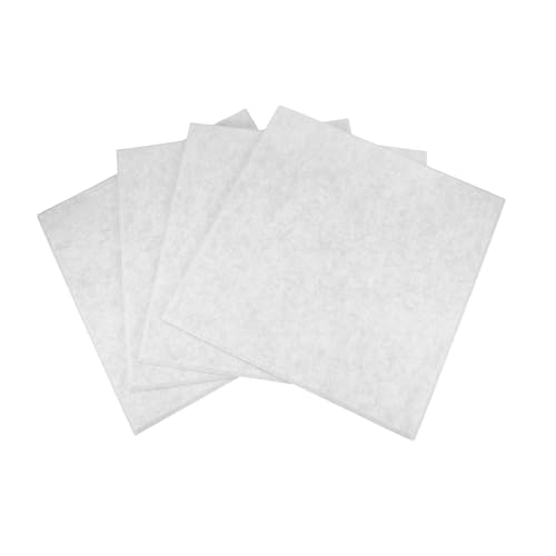 KICHOUSE 4Pcs Adhesive Felt Wall Tiles Soundproof Memo Board Stickers for DIY Decoration Creative Pin Board for Home and Office Use Easy to Install with Back Adhesive Light Camel Color