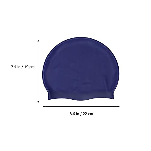 Czepek pływacki unisex silikonowy czepek pływacki wodoodporne czepki pływackie czapka sportowa elastyczna czapka pływacka gumowe akcesoria pływackie dla dorosłych (czerwony)