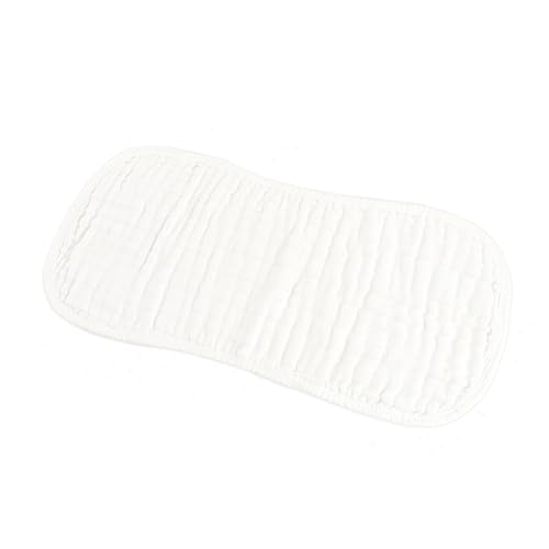 Sosoport 4pcs Burp Pad Soft Gauze Towel for Spitting Hiccup Relief Comfortable and Absorbent for Newborns Convenient for Travel White