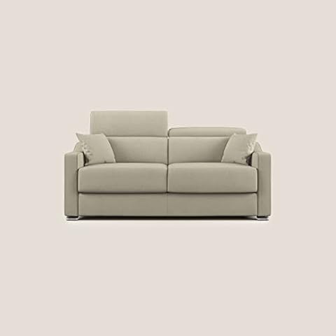 Divani.Store Amber T05 - Sofá cama de tela removible Cover