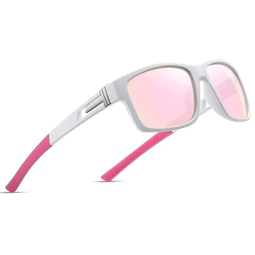 Image of suoso Polarized Sports Sunglasses for Men: UV400 Protection Glasses Wrap Around Goggles for Driving Fishing