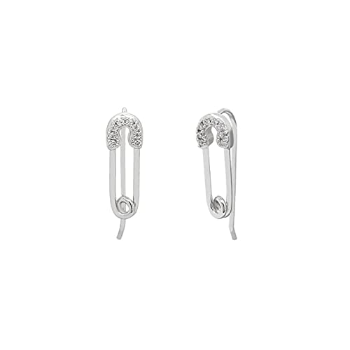 Boucles d'oreilles crochet épingle zircon femme pour perçage d'oreille tendance