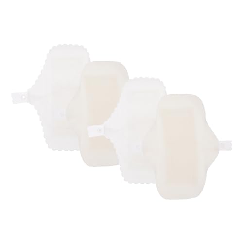 NIYANGLE 4pezzi Assorbenti Mestruali Riutilizzabili in Stoffa Assorbenti Igienici Lavabili Per Donna Morbidi e Traspiranti Bottone Pressione Pratici Per Ciclo Mestruale o Post-partum