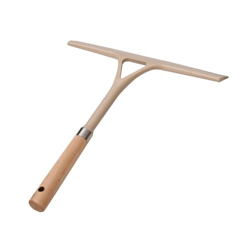 ASAKKURA 多機能ワイパー 木製ハンドル付き 窓掃除 車用フロントクリーナー対応 耐久性高く面保護 浴室鏡 シャワードア ル清掃可能