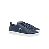 Lacoste Men's Court Base Sneaker, Navy & White, 10