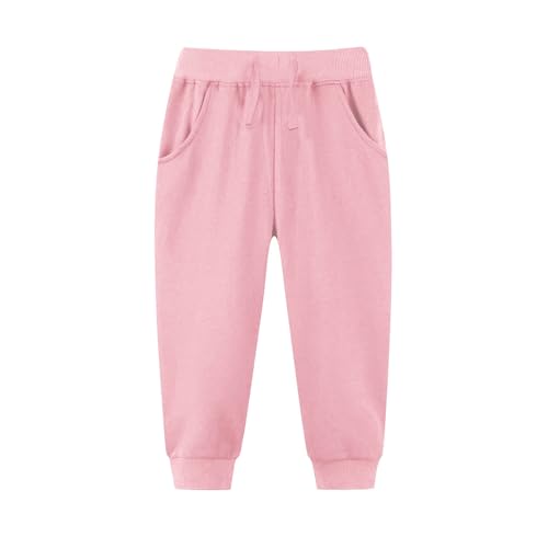 Kids Jogger Pants Girls Boys Active Sweatpants Comfy Elastic Waist Pant Fall Winter Pants Casual Cinch Bottom Pant2