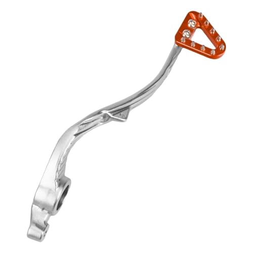Pedal Cambios Motocicleta / Apto for KTM SX SXF XC XCF XCW EXC EXCF Six Days SMR450 125-500CC 2023-2025 Palanca de freno de pie trasero de motocicleta Accesorios for motos de cross(Silver Orange Norma