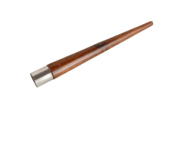 TON Cricket Bat Cone | Wooden Handle with Metal Base | Tapered Training Equipment for Sports Practice