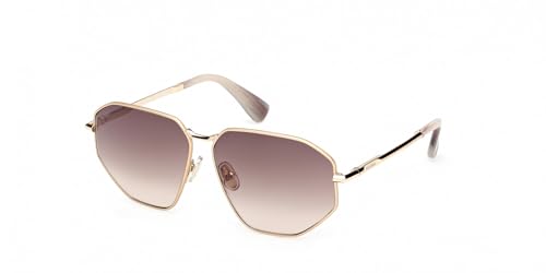 MaxMara MM0143 gold 59 lunettes legeres et confortables grand visage