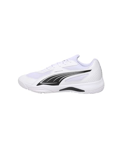 Puma Solarflash III Chaussures d'intérieur Unisexes, Puma White Puma Black, 45 EU