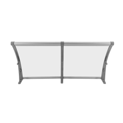 Marquesina de puerta de aluminio tejadillo impermeable exterior para porche 2