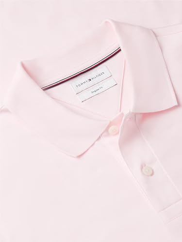 Image of Tommy Hilfiger Mens Short Sleeve Casual Polo Shirts in Regular Fit with Liquid Cotton
