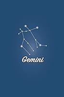 Gemini: Star Sign Dot Grid Journal for Geminis (6”x9“) 120 Pages 1691483109 Book Cover