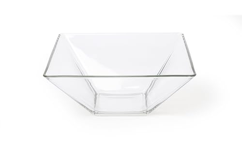 Excelsa Kyoto Cup multifunctioneel vierkant, glas, transparant, 25 x 25 x 11 cm