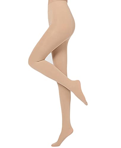 Image of Pnadty Women's High Waisted Velvet Warm Elastic Tights Winter Fleece Lined Thick Leggings Pants