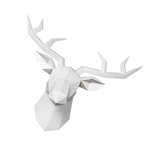Décoration murale cerf géométrique OKUMEYR pour habiller un mur vide de salon avec un design unique