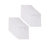 YESSART 8.5 x 11 Vertical Clear Letter Sized Plastic Envelopes Document File Storage Holder 20 Pack Hook Loop Closure
