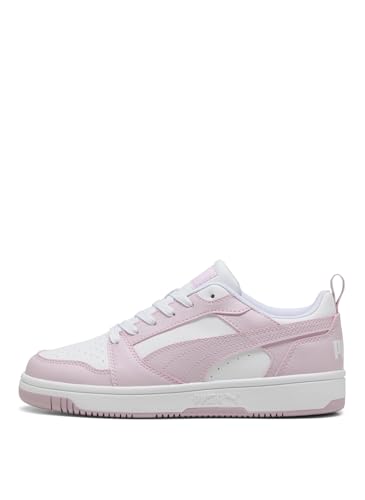 PUMA Rebound V6 Low Unisex Sneaker, Puma White Rose Mauve, 44 EU