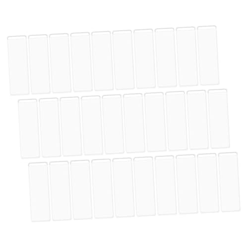 Gadpiparty 40Sets Self Adhesive Index Card Holders Sleeves for Easy Organization for Labeling Storage and Efficient File Management for Office and Library