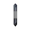 3/8in Solid Carbide End Mill,Chamfer Mill-Double End,4 Flute, 90 Chamfer Angle,AlTiN Coated Bits Tool for Medium Hardness Steel, Brass, Iron