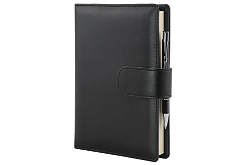 Organisateur personnel 2020 quotidien noir au bureau - Agenda fait main 15x21 cm