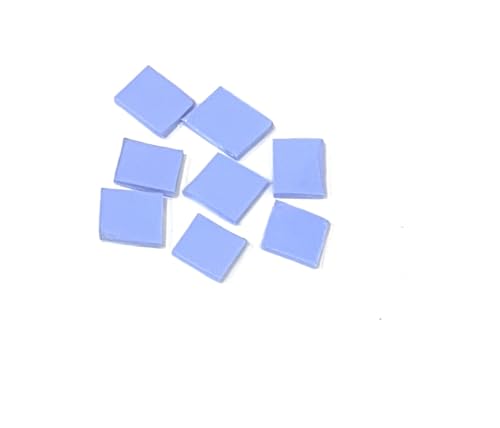 AR Graphics Silicone Thermal Pad Heat-Sink (12mmx12mm) Thickness-1.5mm 6.0 W/(m⋅K) Thermal Conductivity, Soft Safe Simple to Apply for SSD CPU GPU LED IC Chipset Cooling - Blue (6)