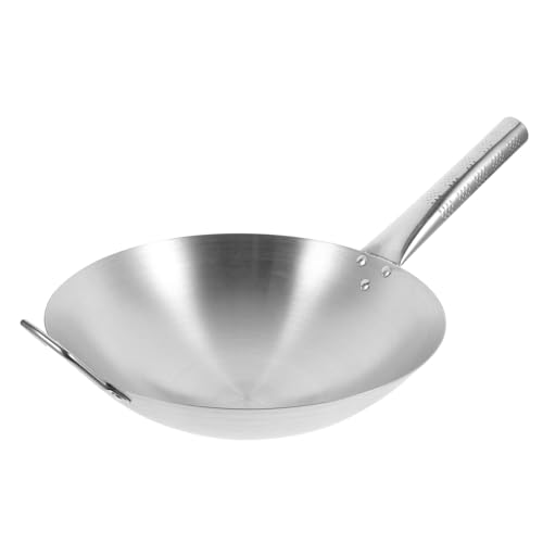 Set Wok antiadherente de acero inoxidable 12'' miniatura 1