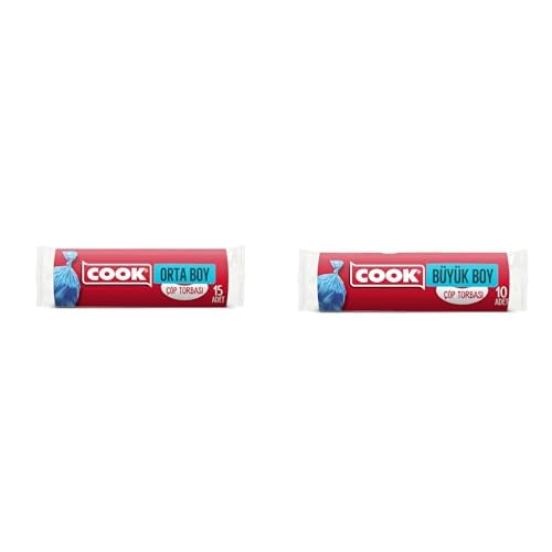 Cook Seti | Çöp Torbası Orta Boy 55 x 60 cm x2 + Çöp Torbası Büyük Boy 130 x 80 cm x2