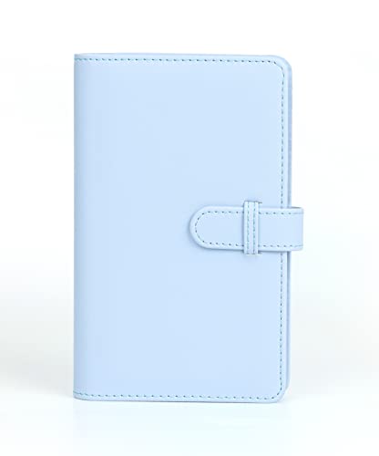 Image of 108 Pockets PU Instax Film Photo Holder Album for 3x2 inch Fujiflim Instax Mini LiPlay Evo Hybrid 11 9 8 7s 70 90 Link /Pringo 231 / Instax SP-1 / Polaroid PIC-300P / Z2300 Films (Pastel Blue)