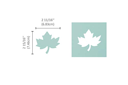 Bira 2 15/16 X 2 7/8 Inch Maple Leaf Lever Action Craft Punch, Autumn Punch, Halloween Punch, For Paper Crafting Scrapbooking (3" Maple Punch Measured Diagonally) #TOP1