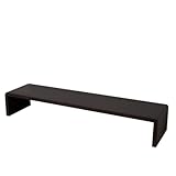 MJKQ9 モニタースタンド 木製 ブラック モニター台 パソコン台 キーボード マウス 収納 デスクラック 小物収納 おしゃれ 整理整頓 新生活 一人暮らし 事務用品 入学式 モニタースタンド プレゼント ギフト デスク周り デスク収納 58*20*8cm 机上台