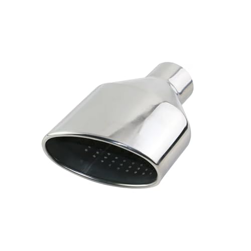 Tuyau arrière voiture embout d'échappement universel inox ovale DJ3027f-R
