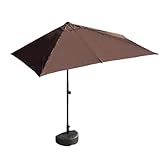 Imperméable et protection solaire : le store rétractable en polyester 210 g avec revêtement PU offre une résistance à l'eau et une protection contre la décoloration du soleil. En outre, il offre une protection solaire de plus de 50 uV+ et assure une utilisation en extérieur dans différentes conditions météorologiques.