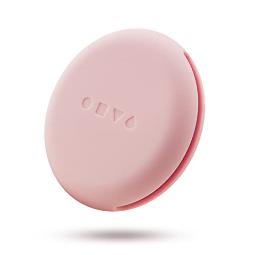 Bezox Silicone Makeup Puff Holder - Premium Portable Powder Puff Case For Travel, Spacious Durable Face Beauty Blender Cover Storage Container - Pink #TOP23