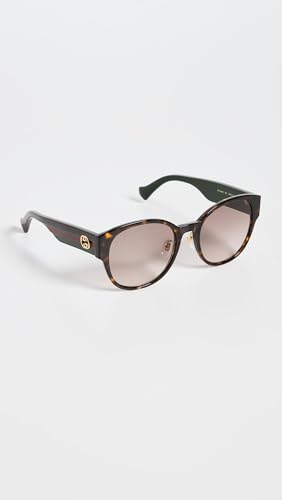 Gucci Women's Web Studi Panthos Sunglasses, Havana-Havana-Brown, One Size2