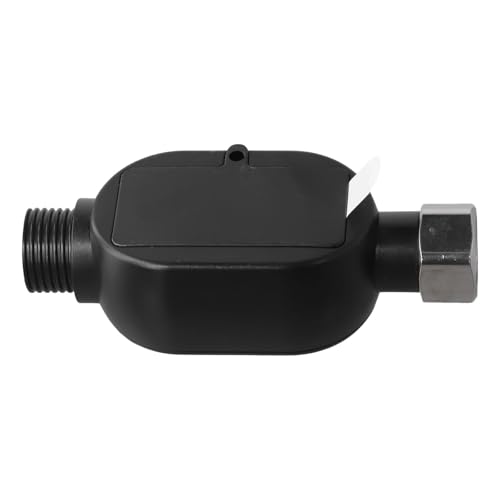 MoSundi Termómetro de agua LED inteligente con pantalla de 0 a 99 °C e indicador de 3 colores para baño de bebé, negro, interfaz de 1/2