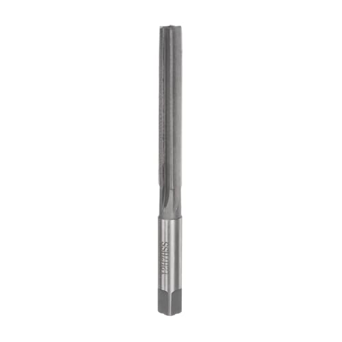 QUARKZMAN Escariadores Manuales, Barrena de Escariado Métrica H7 de 12 mm para Metal y Madera, de Acero de Alta Velocidad (HSS) con Flauta Recta