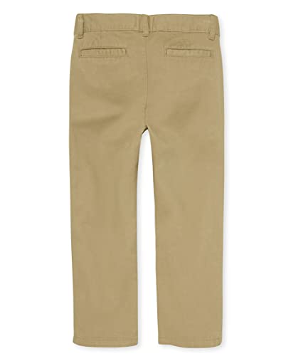 The Children's Place Boys Chino Pants, Flax, 7 Husky #TOP3