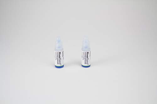 2pc RiverBand Surgical Vet Skin Glue Tissue Wound Cut Closure Veterinary Adhesive 2mL Bottle w/ 12pc Tips Straws